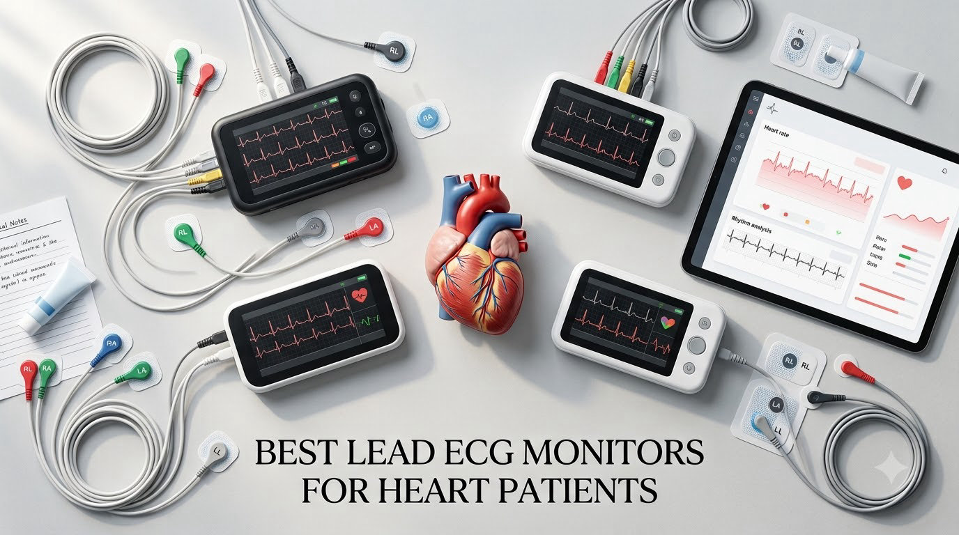 best lead ecg monitors for heart patients
