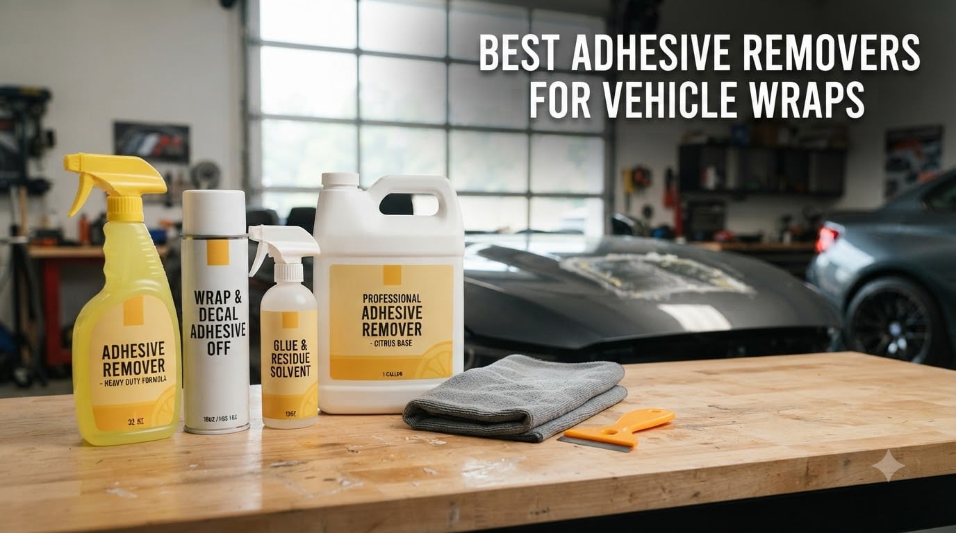 best adhesive removers for vehicle wraps