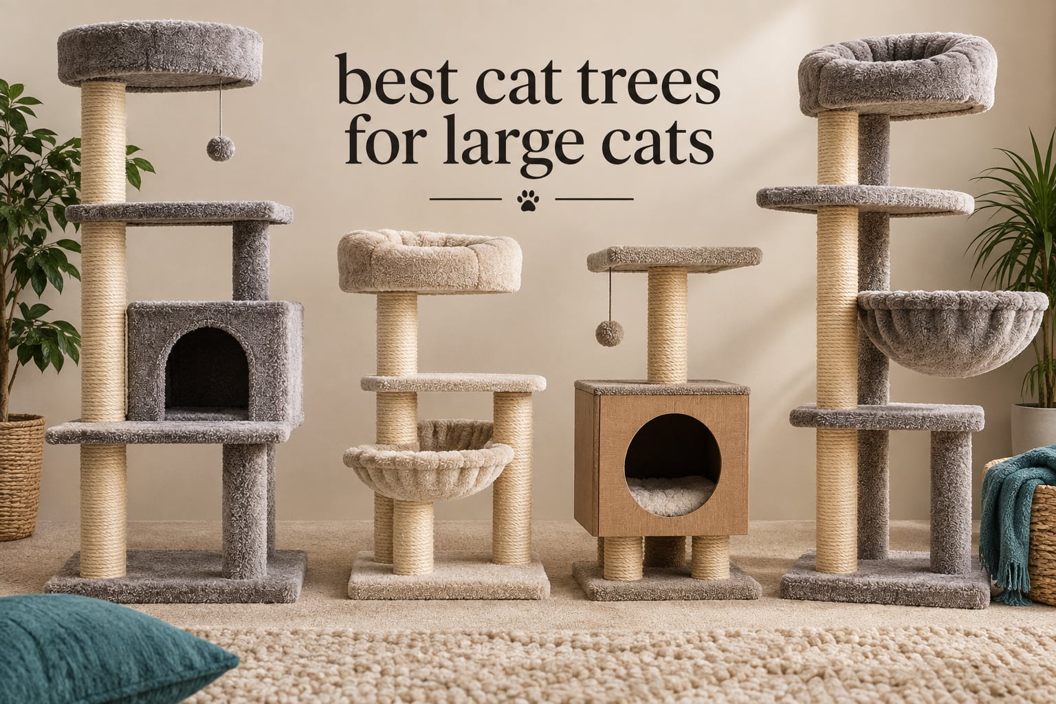 best cat trees for large cats