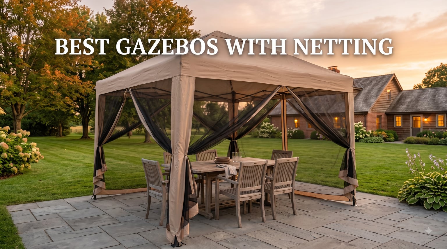 best gazebos with netting