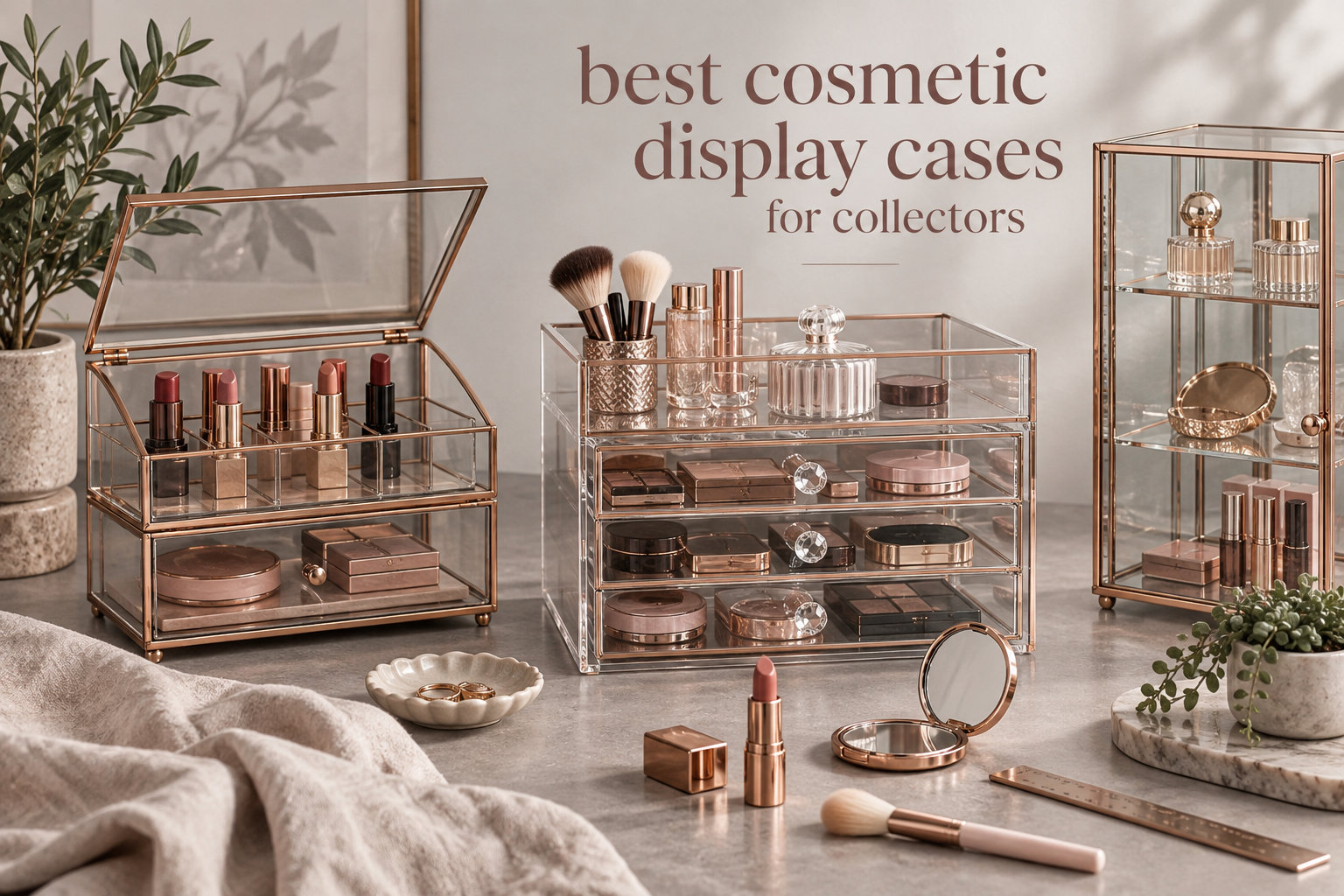 best cosmetic display cases for collectors