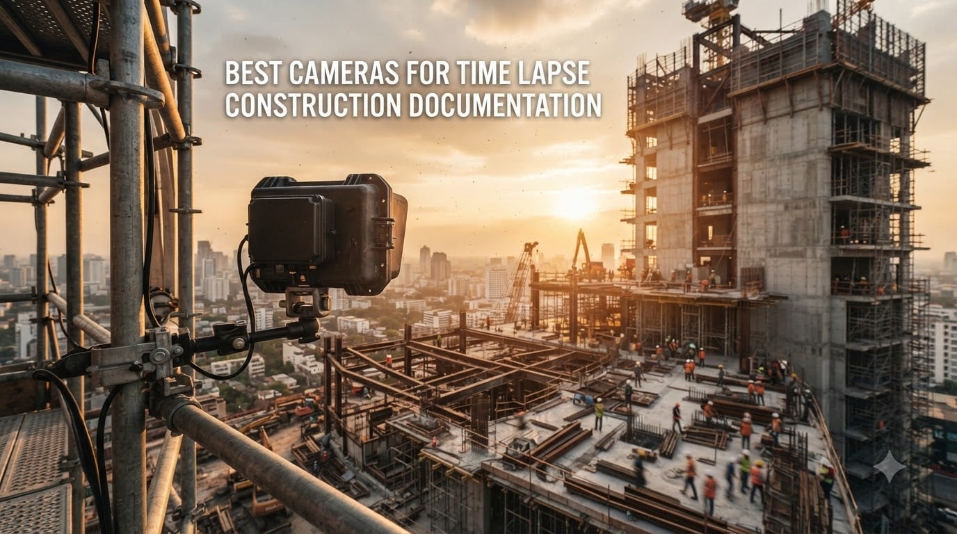 best cameras for time lapse construction documentation
