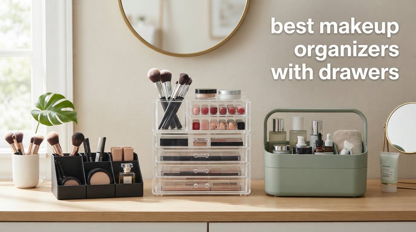 best makeup organizers with drawers