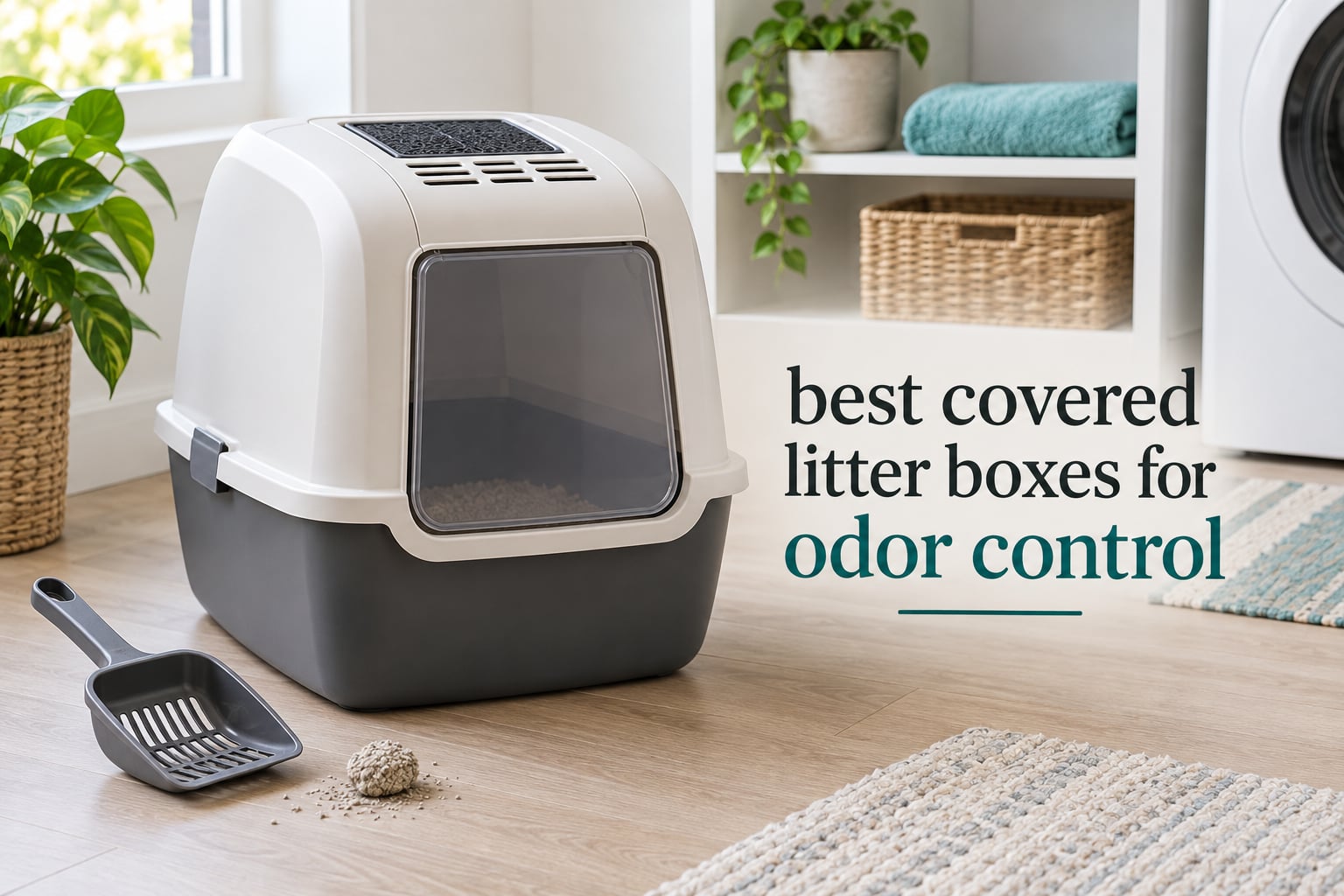 best covered litter boxes for odor control