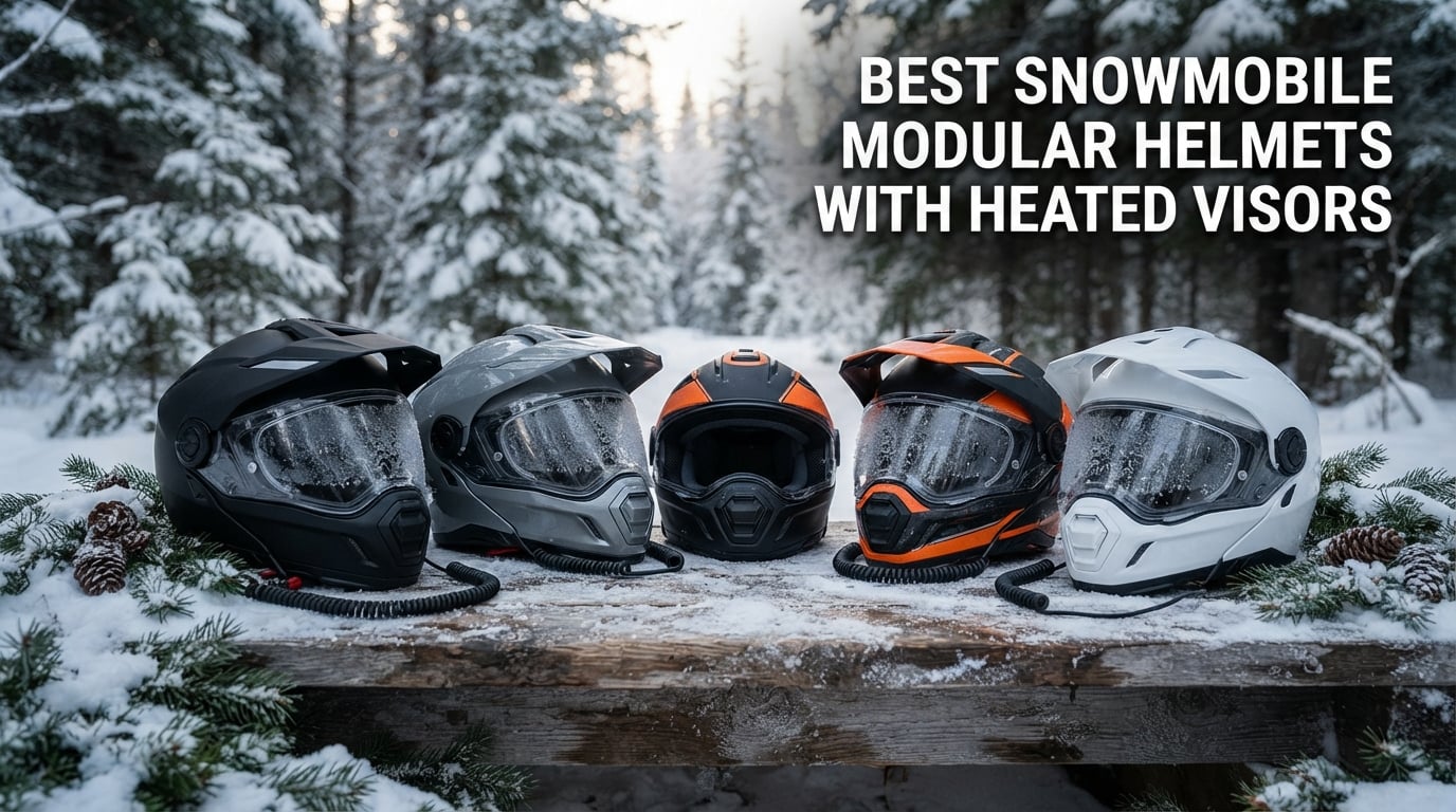 best snowmobile modular helmets with heated visors