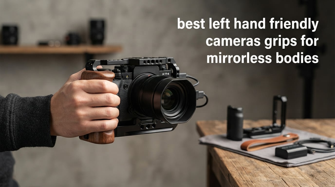 best left hand friendly cameras grips for mirrorless bodies