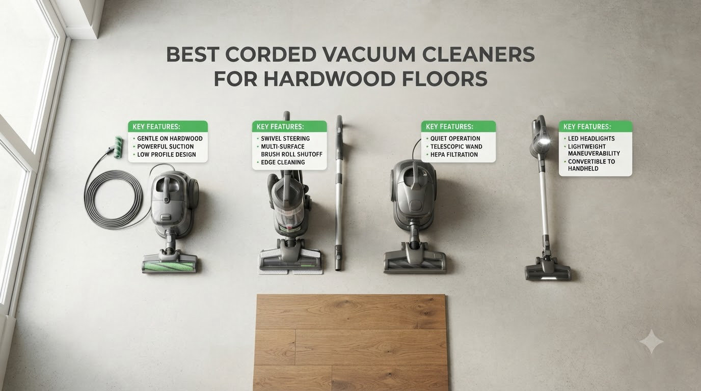 best corded vacuum cleaners for hardwood floors