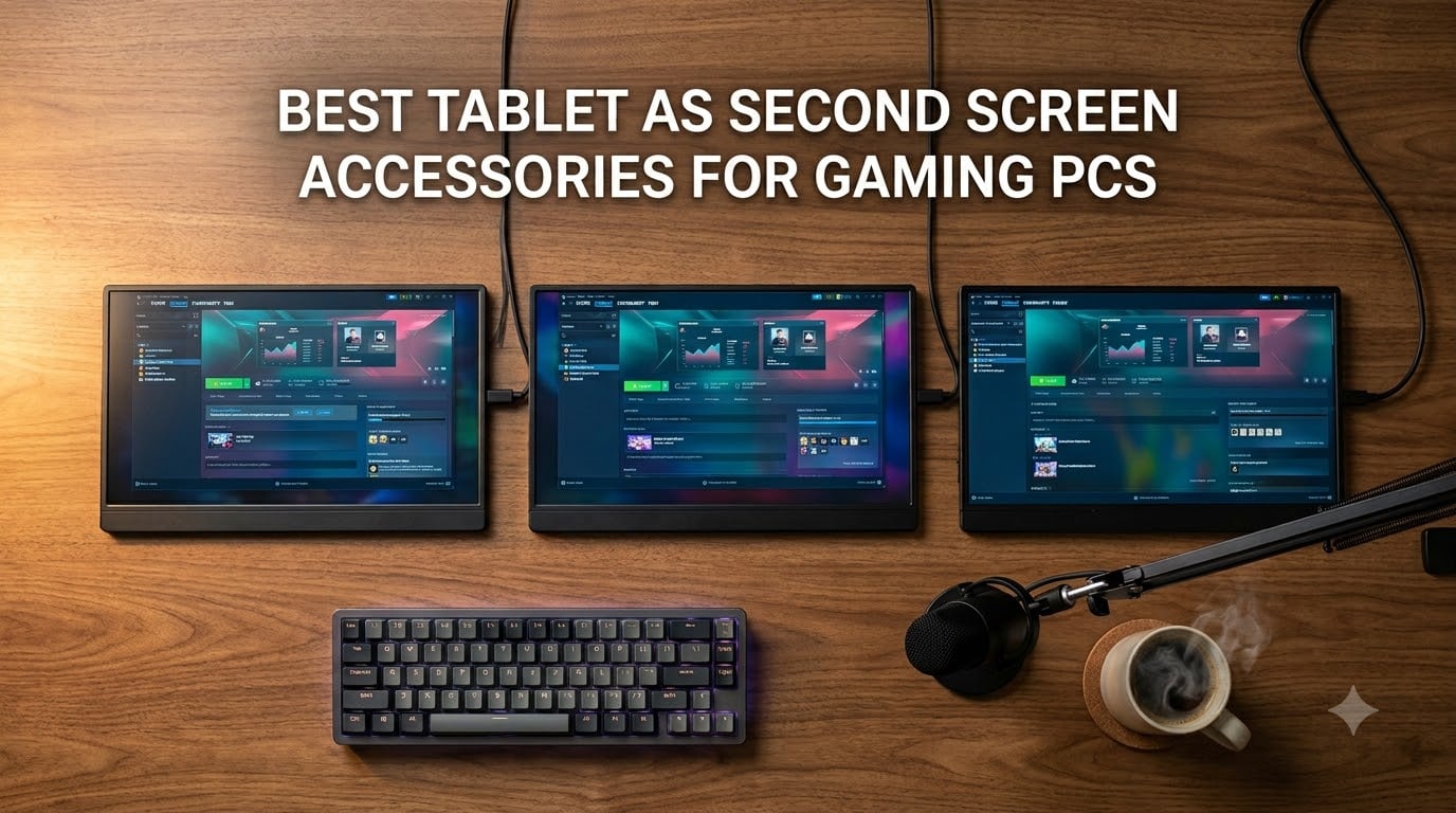 best tablet as second screen accessories for gaming pcs