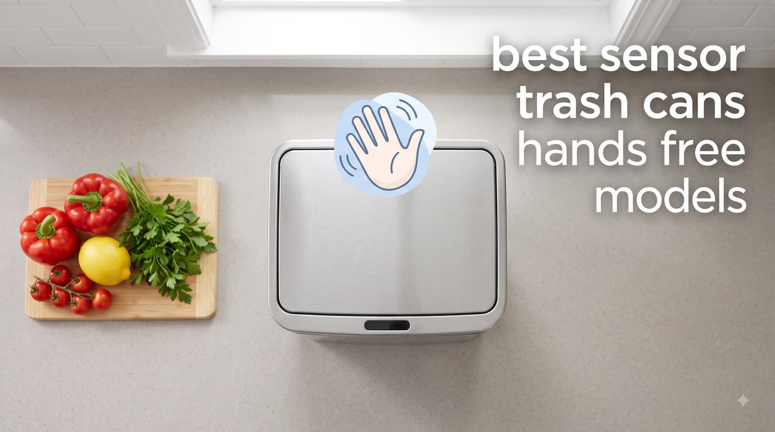 best sensor trash cans hands free models