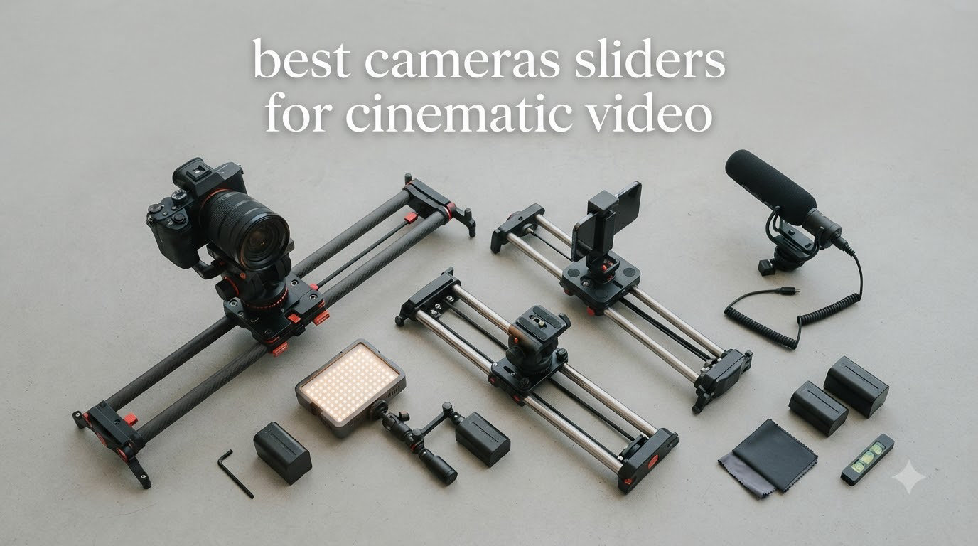 best cameras sliders for cinematic video