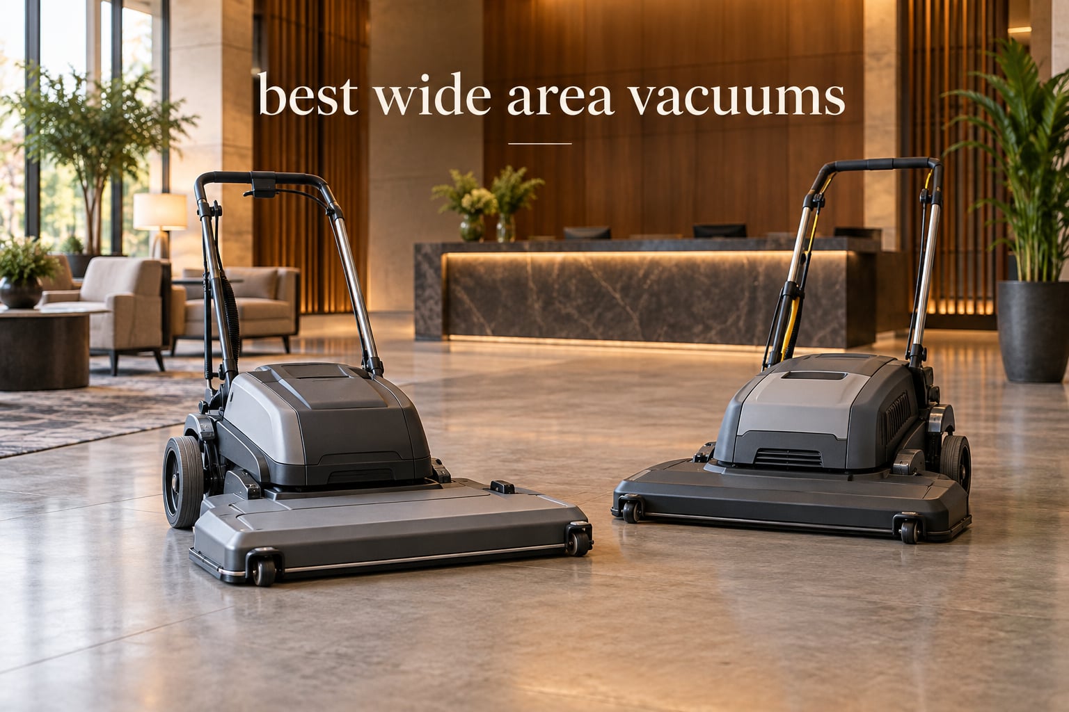 best wide area vacuums