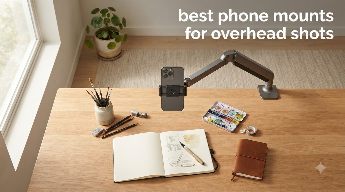 best phone mounts for overhead shots