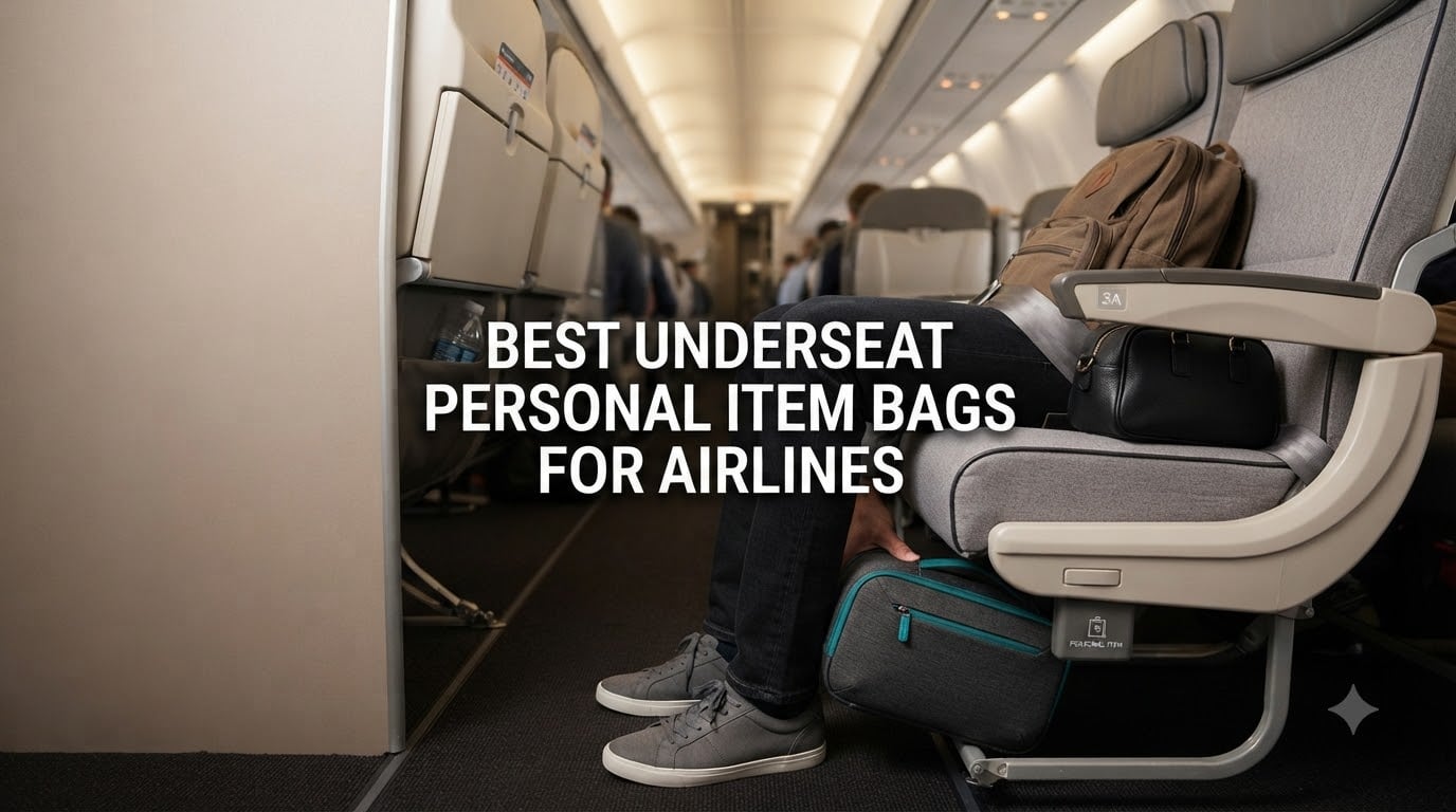 best underseat personal item bags for airlines