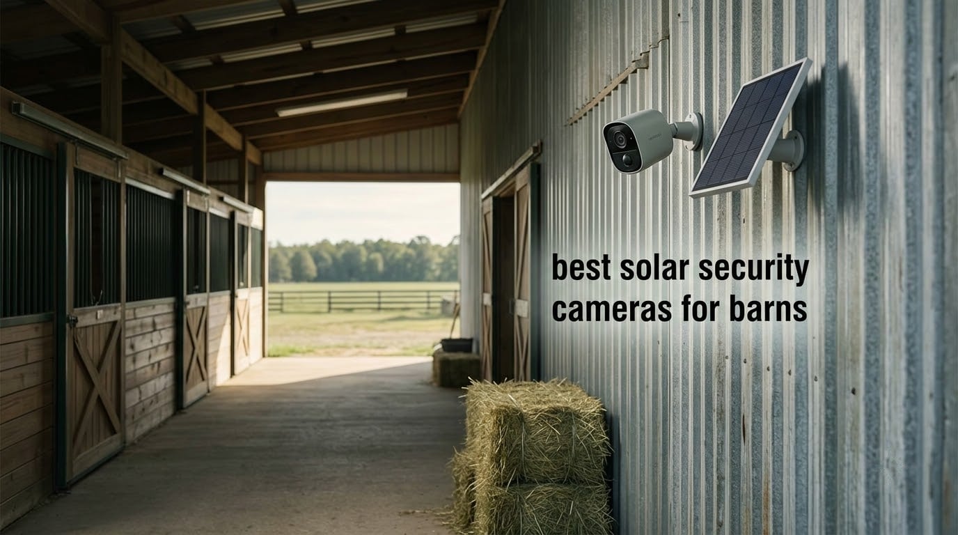 best solar security cameras for barns