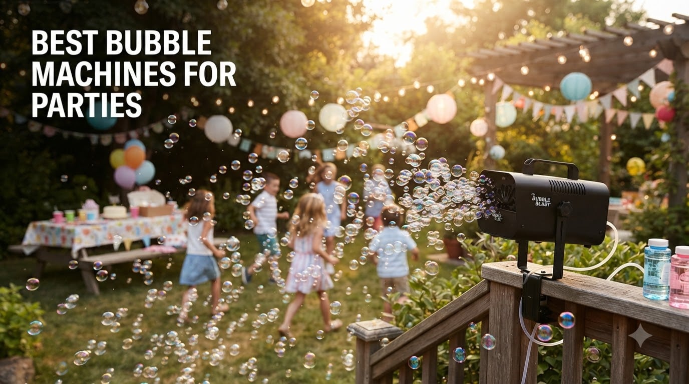 best bubble machines for parties