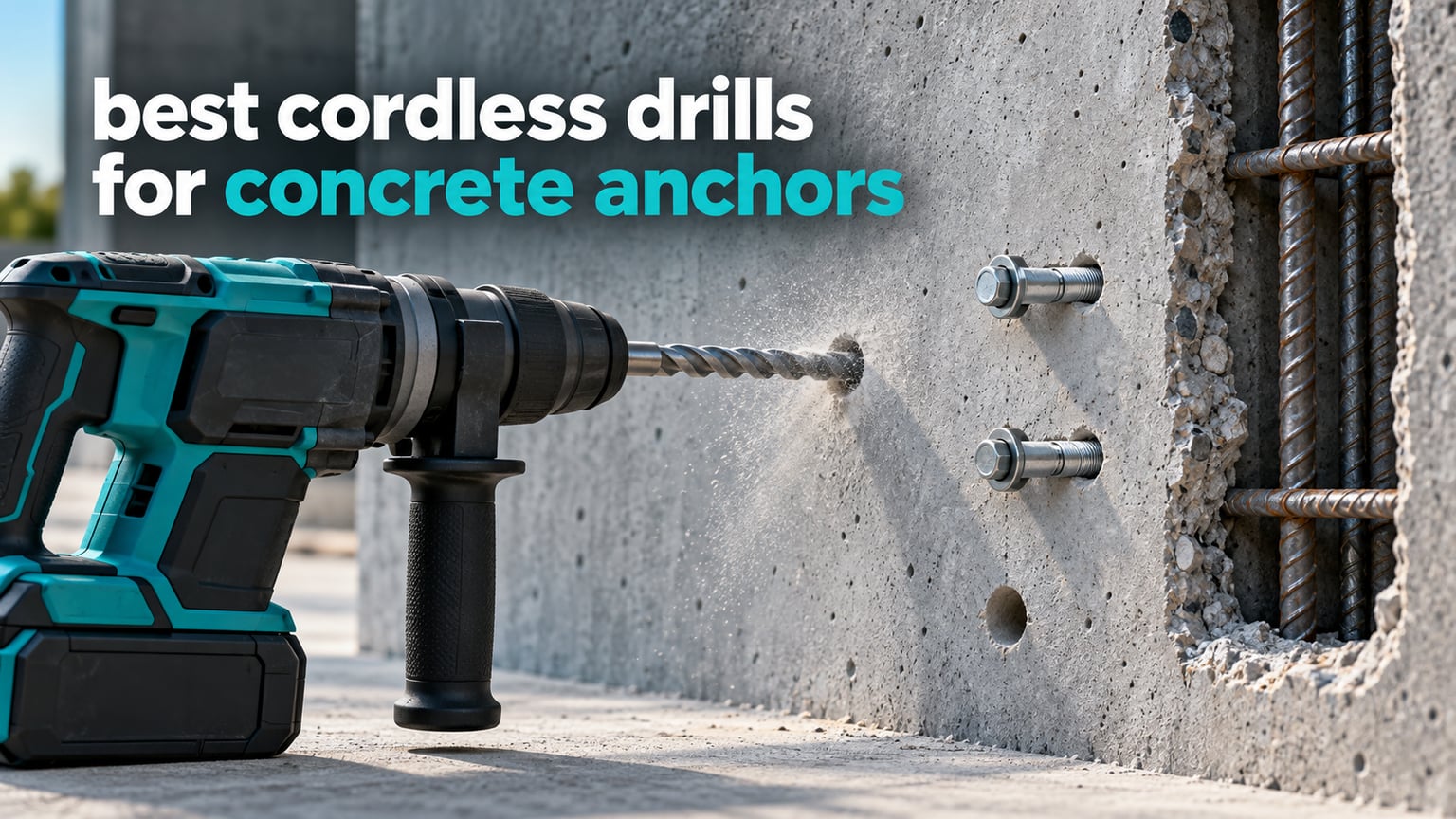 best cordless drills for concrete anchors