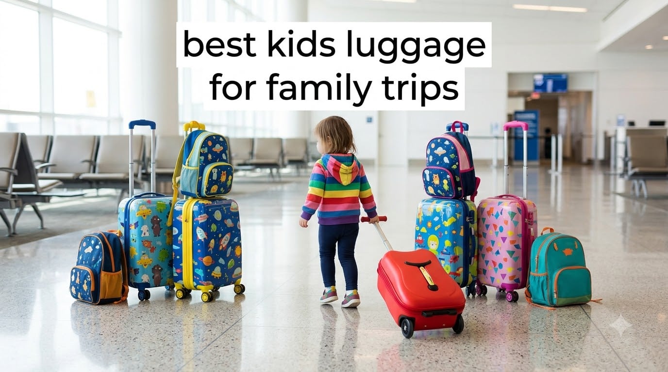 best kids luggage for family trips