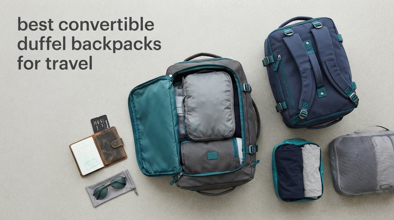 best convertible duffel backpacks for travel