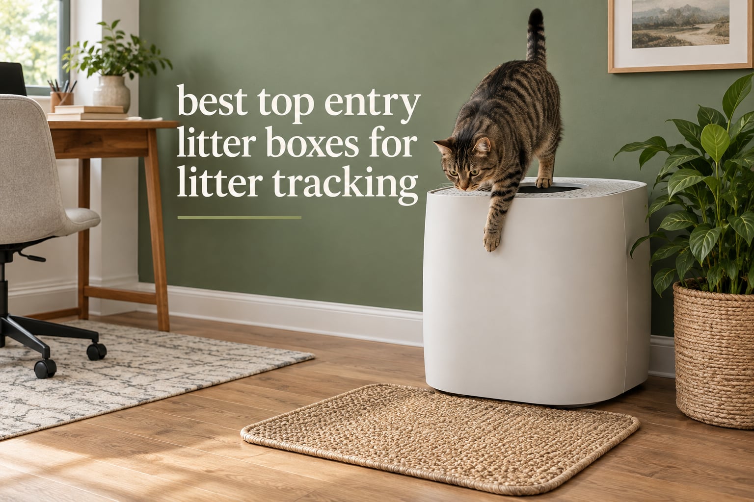 best top entry litter boxes for litter tracking