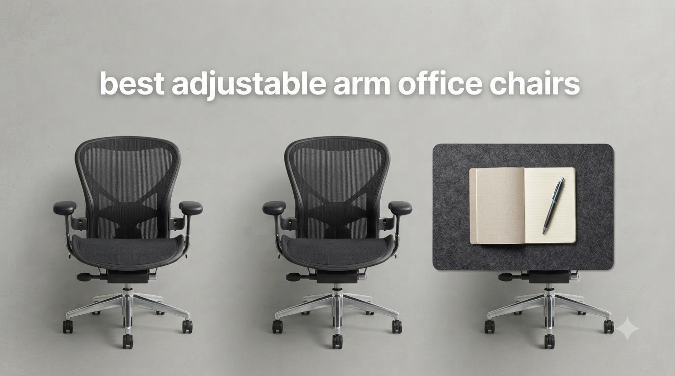 best adjustable arm office chairs