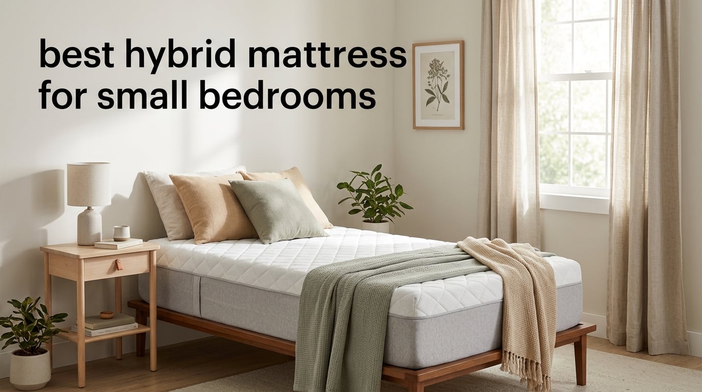 best hybrid mattresses for small bedrooms