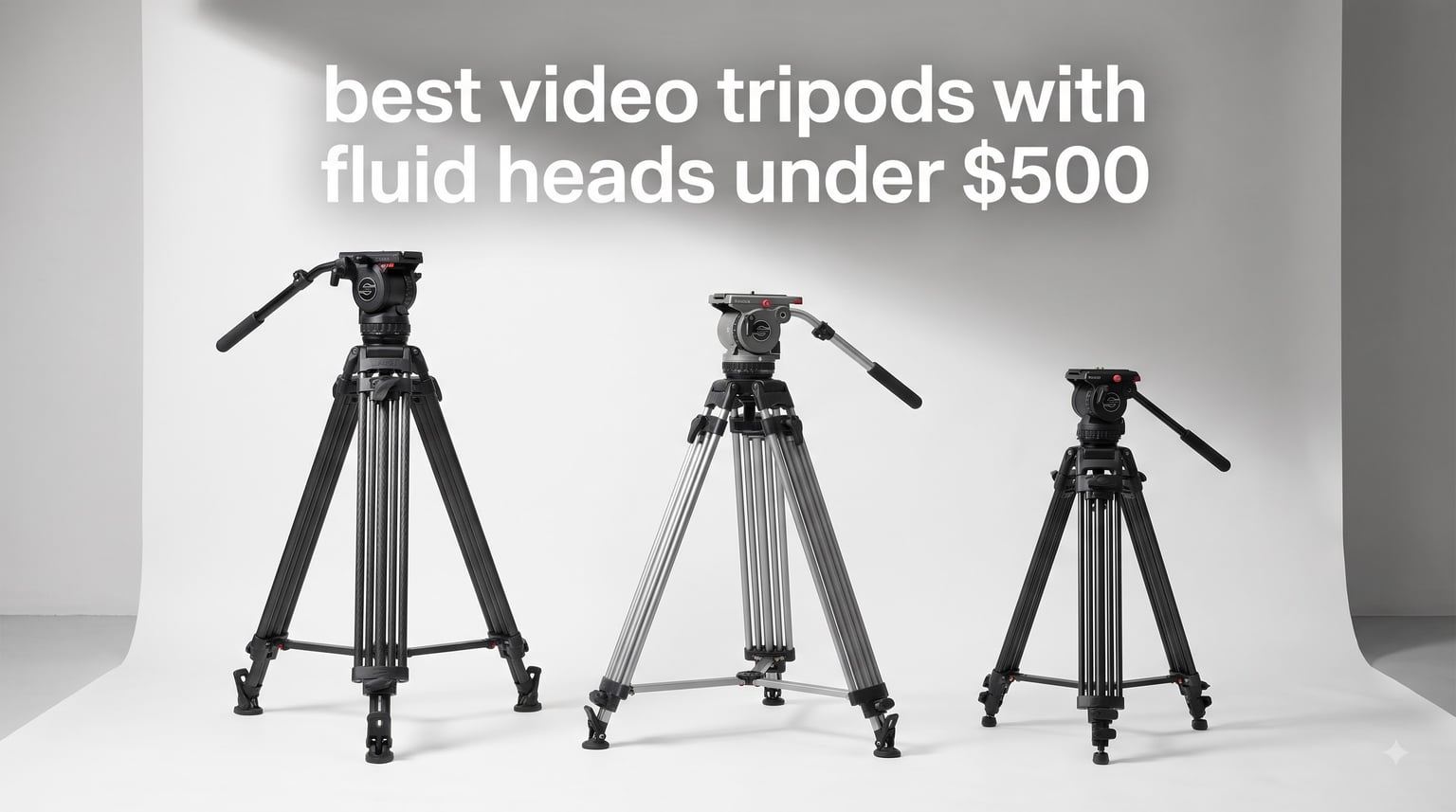 best video tripods with fluid heads under $500