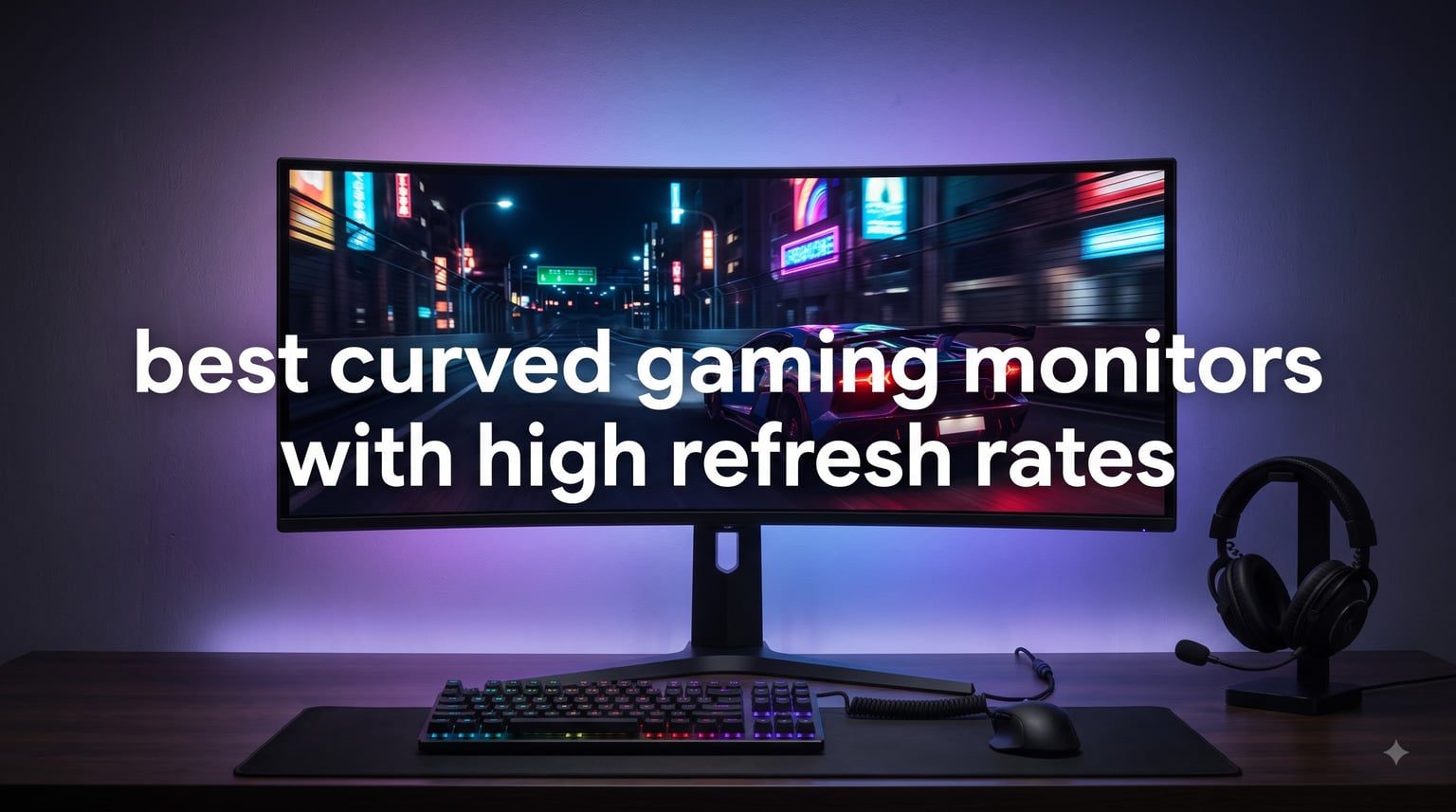 best curved gaming monitors with high refresh rates