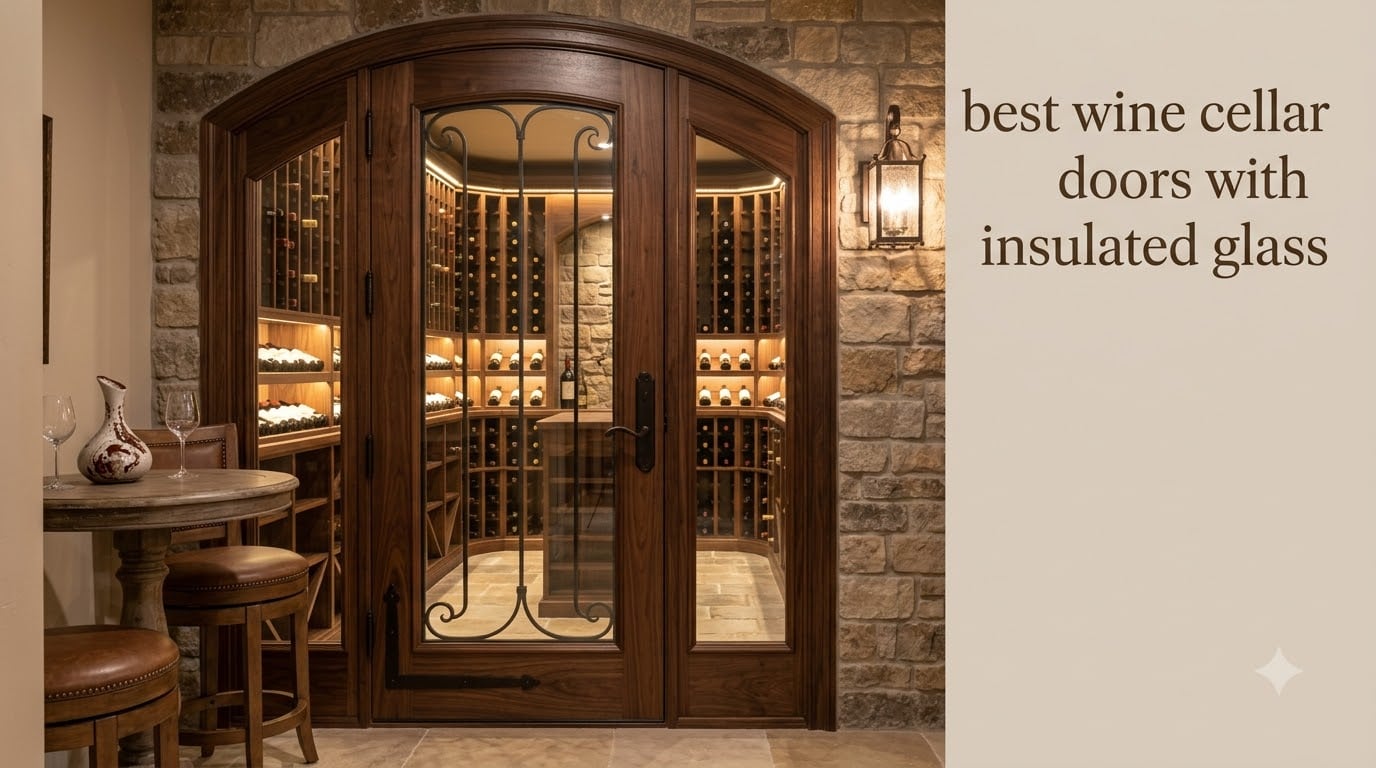 best wine cellar doors with insulated glass