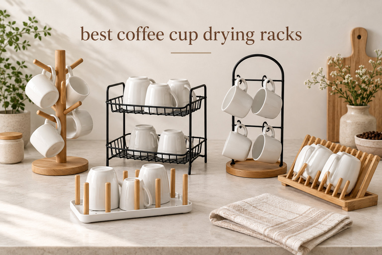 best coffee cup drying racks