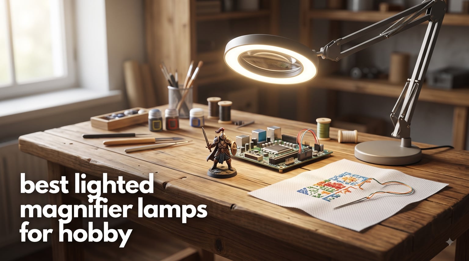 best lighted magnifier lamps for hobby