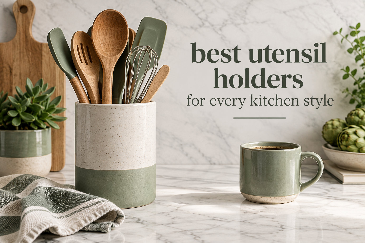 best utensil holders for every kitchen style