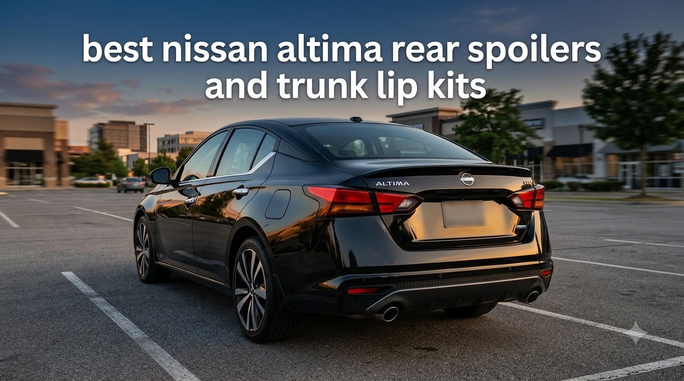 best nissan altima rear spoilers and trunk lip kits