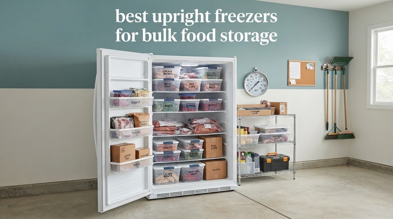 best upright freezers for bulk food storage
