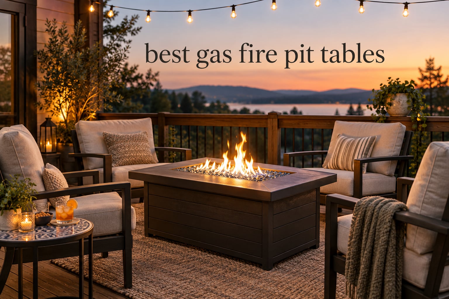 best gas fire pit tables