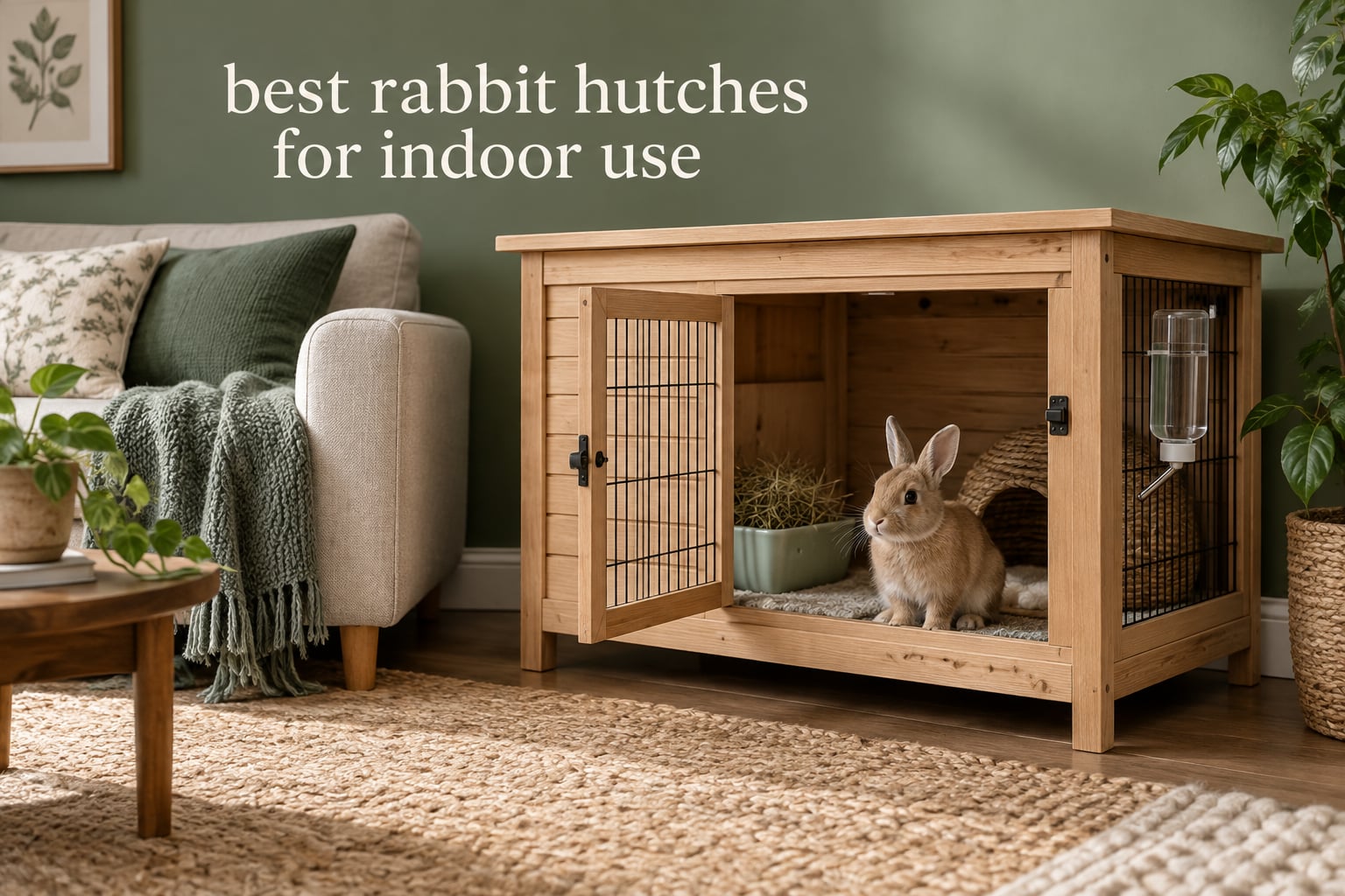 best rabbit hutches for indoor use