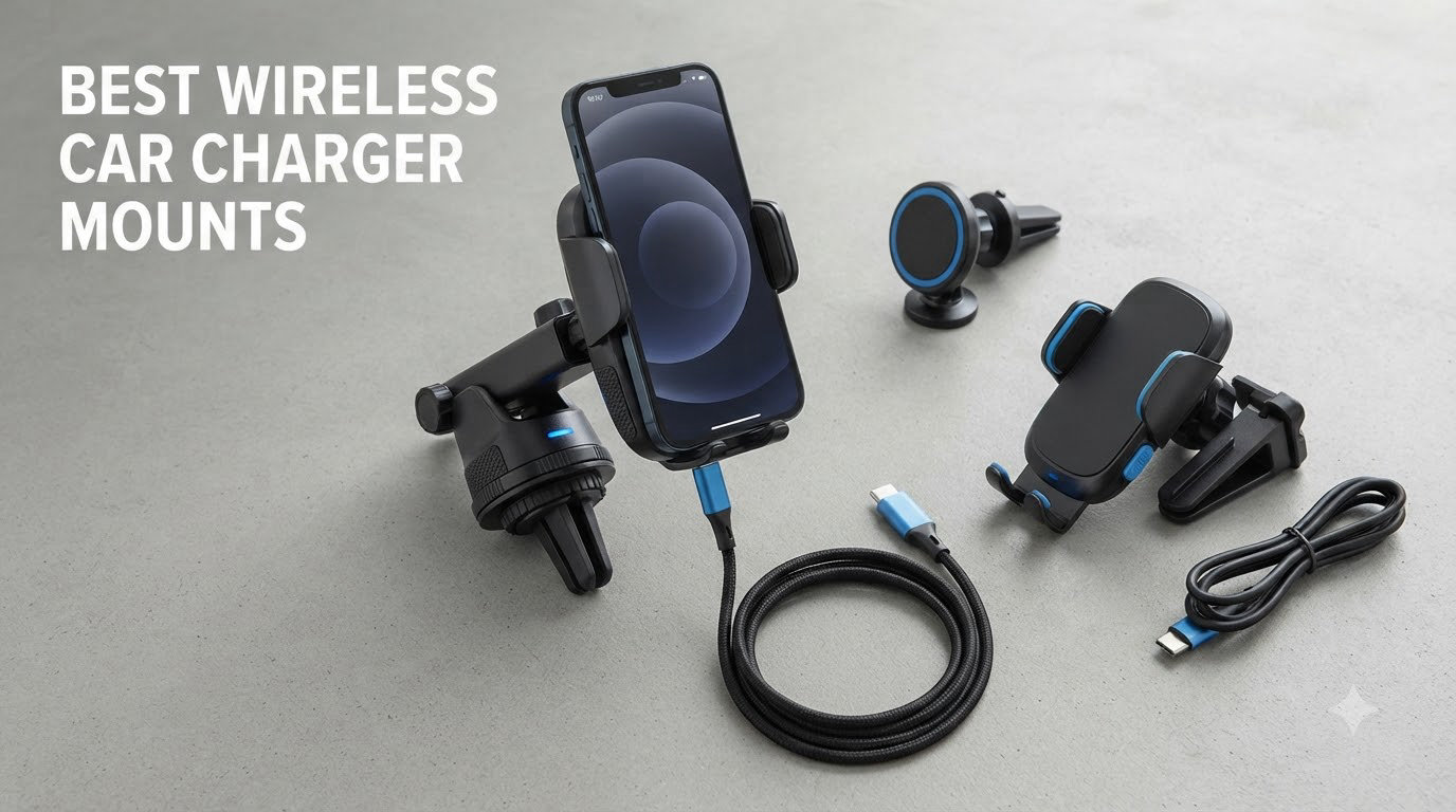 best wireless car charger mounts