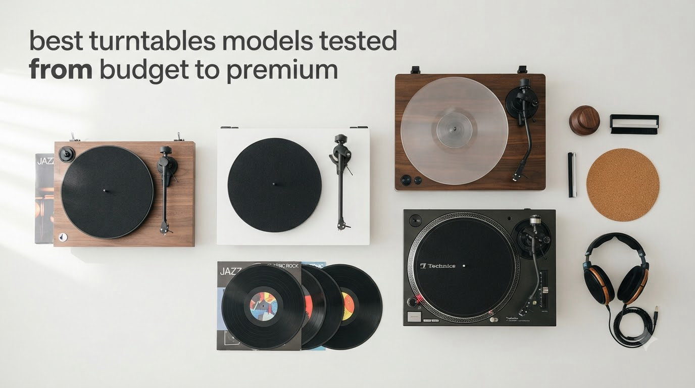 best turntables models tested from budget to premium