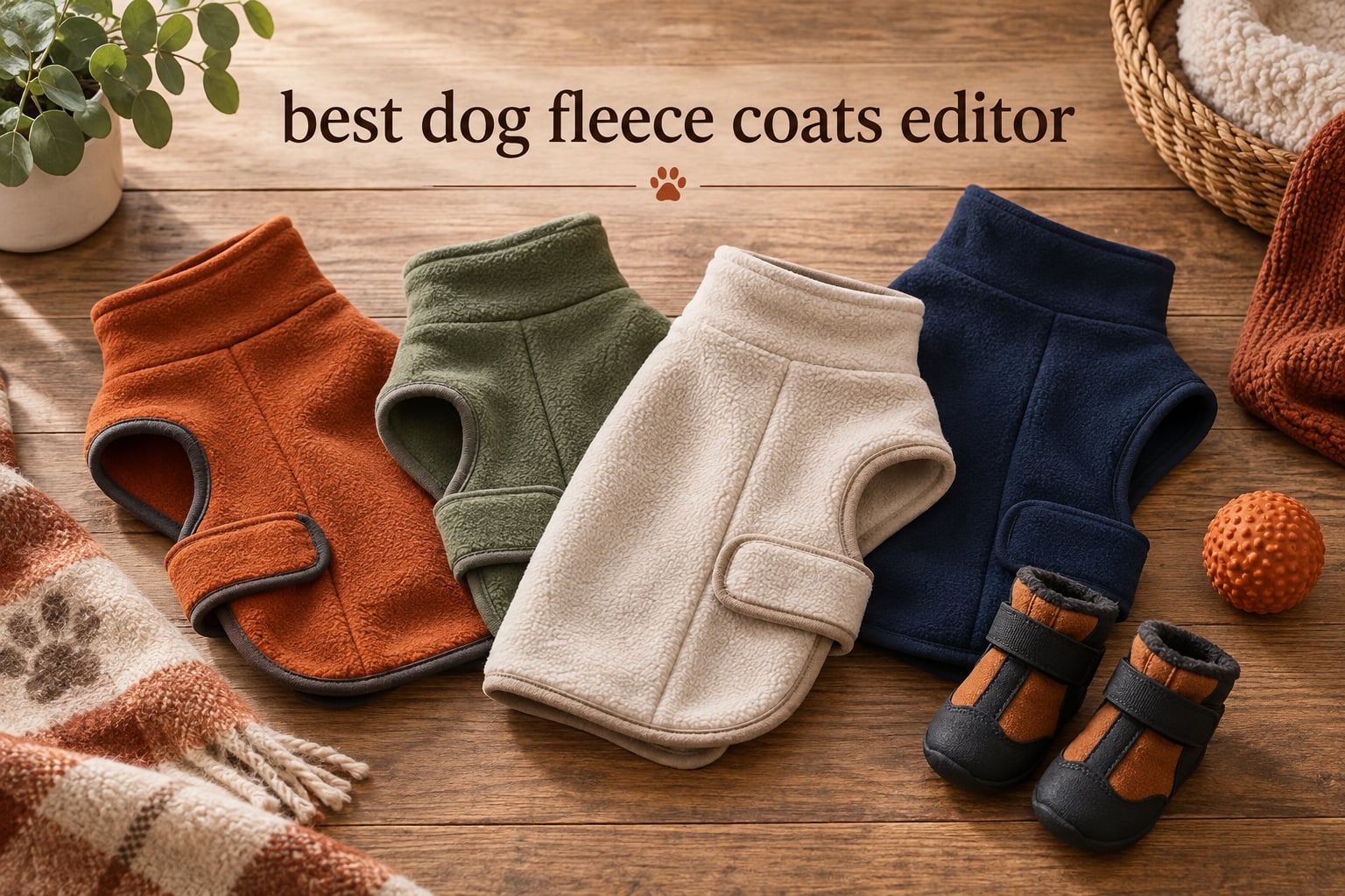 best dog fleece coats editor