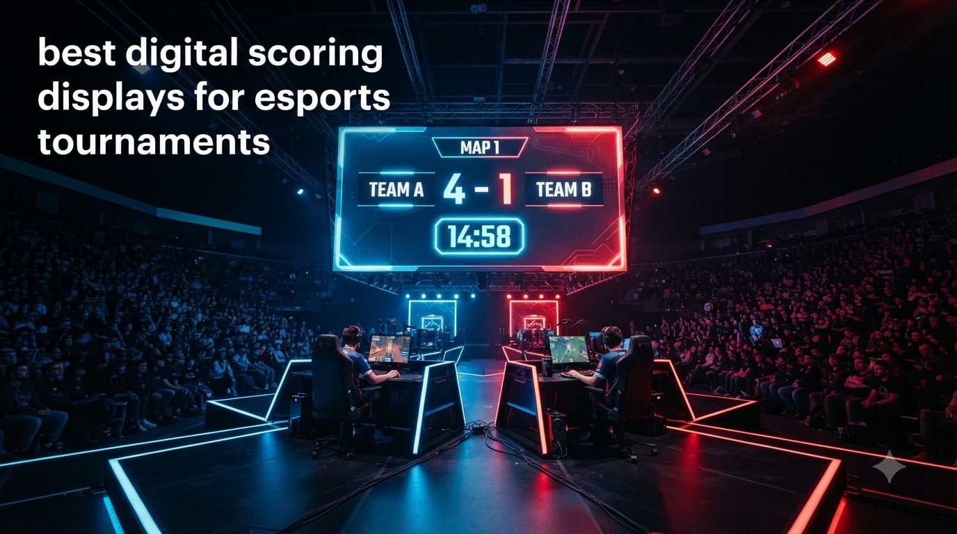best digital scoring displays for esports tournaments