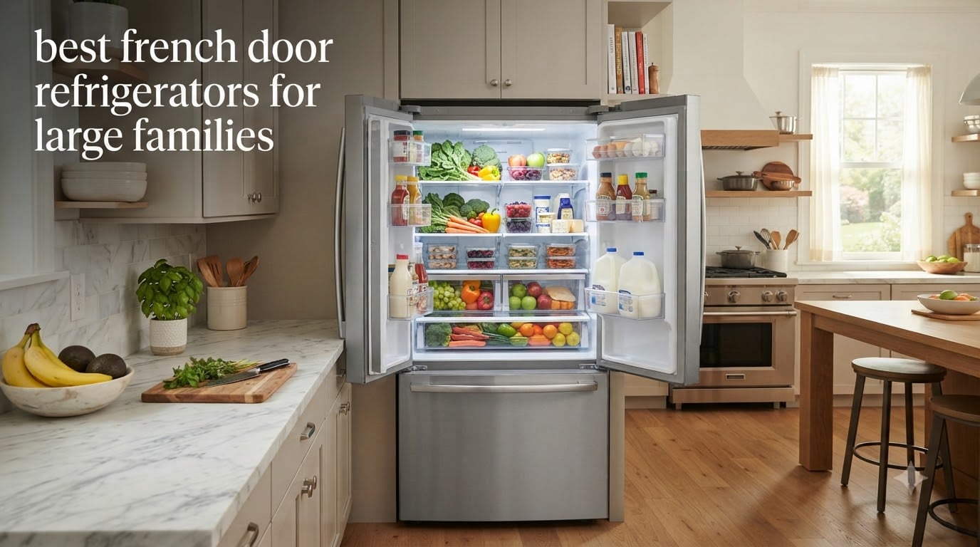 best french door refrigerators for large families