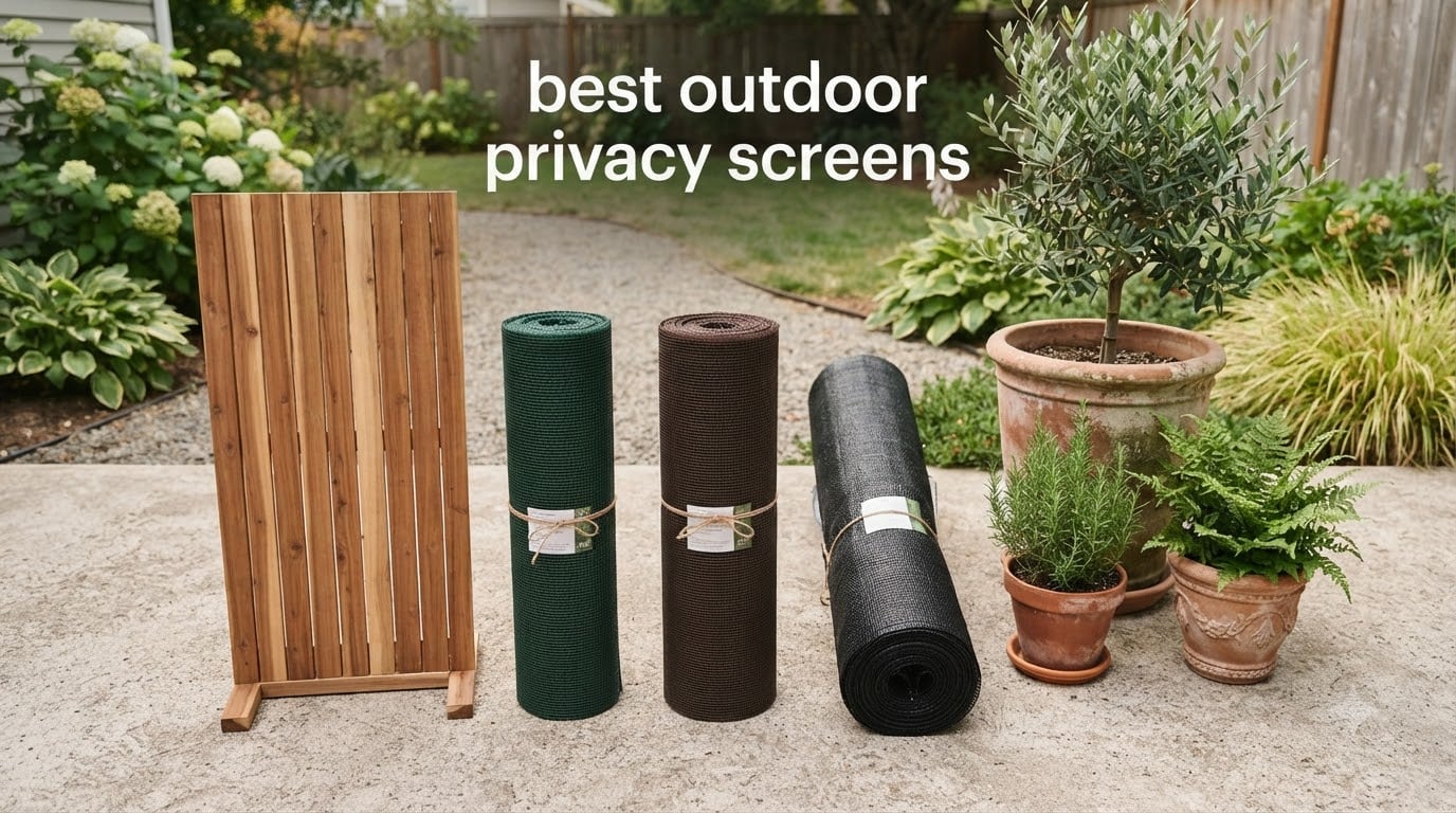 best outdoor privacy screens