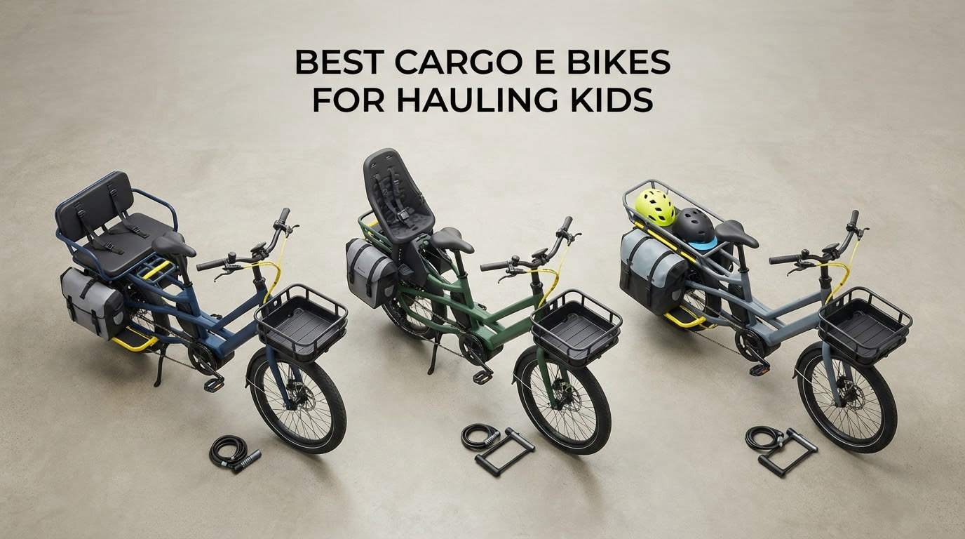 best cargo e bikes for hauling kids