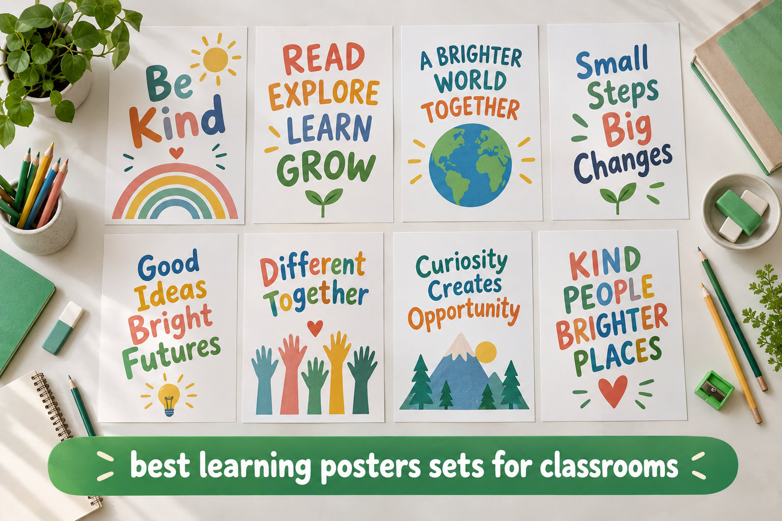 best learning posters sets for classrooms