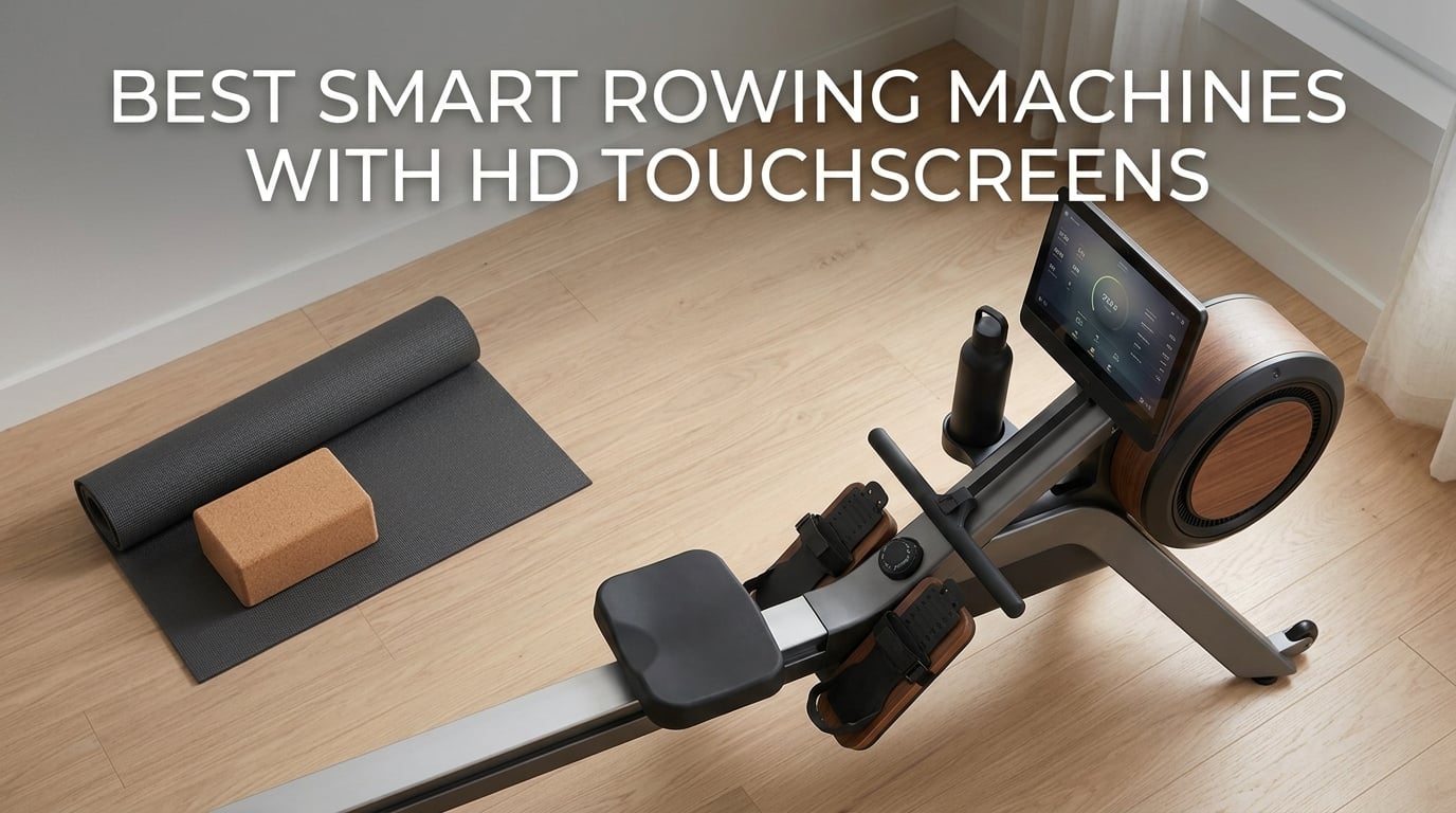 best smart rowing machines with hd touchscreens