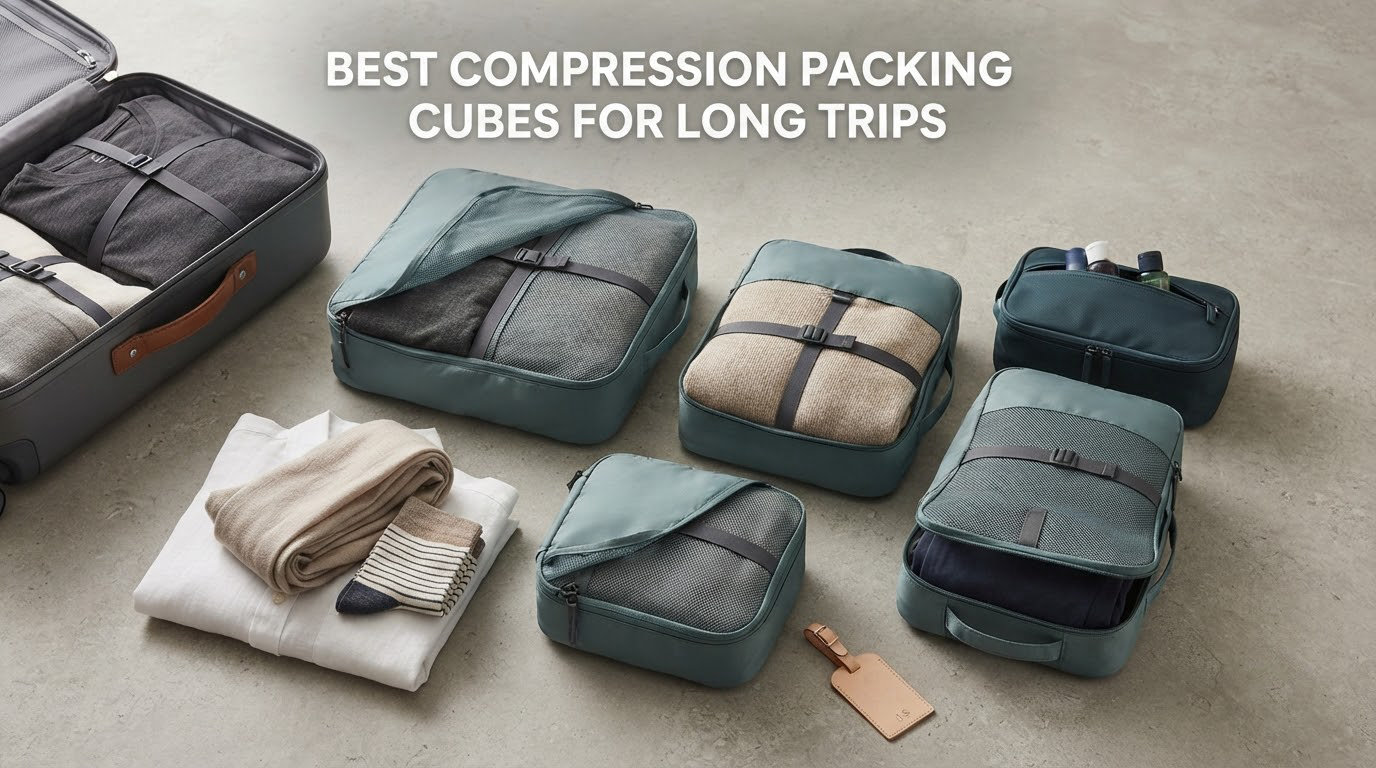 best compression packing cubes for long trips