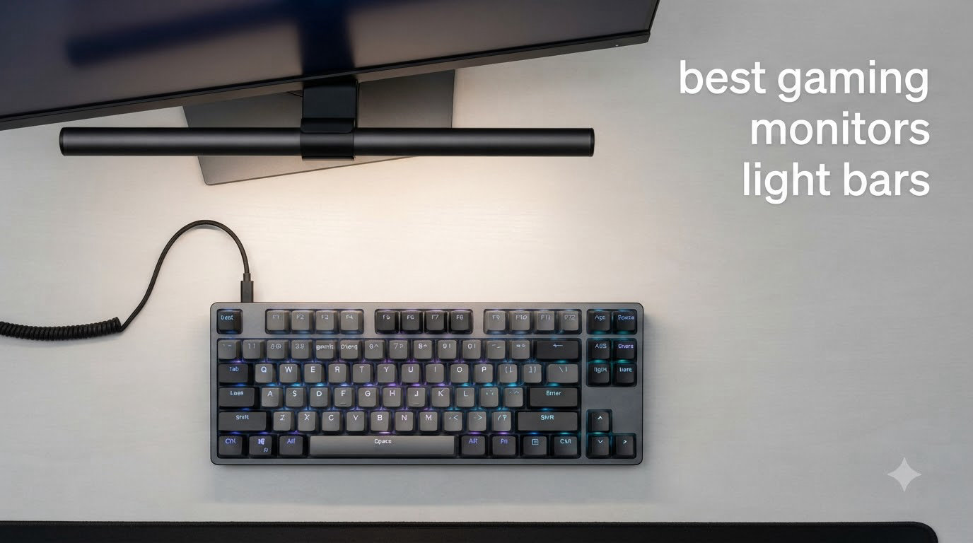 best gaming monitors light bars