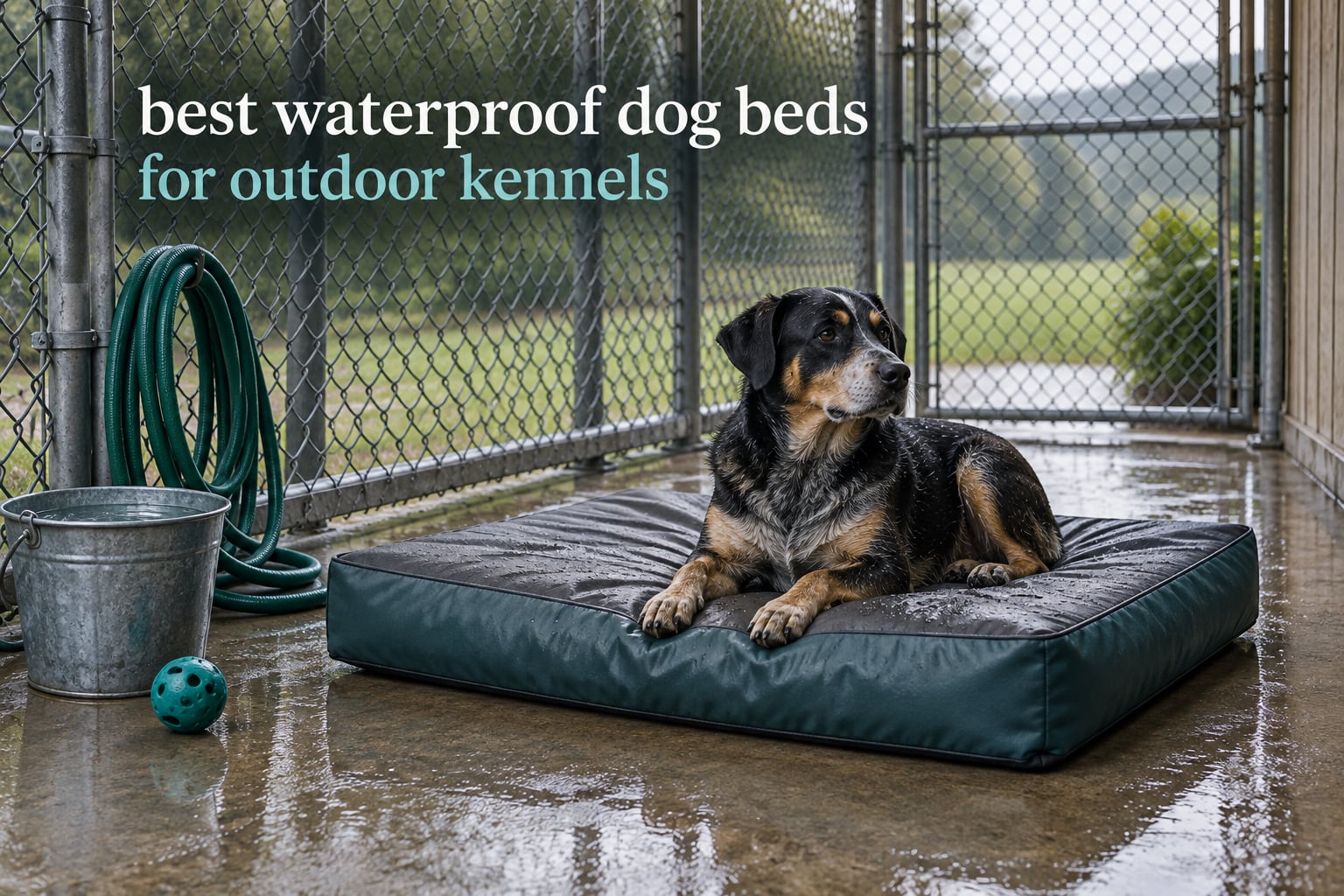 best waterproof dog beds for outdoor kennels