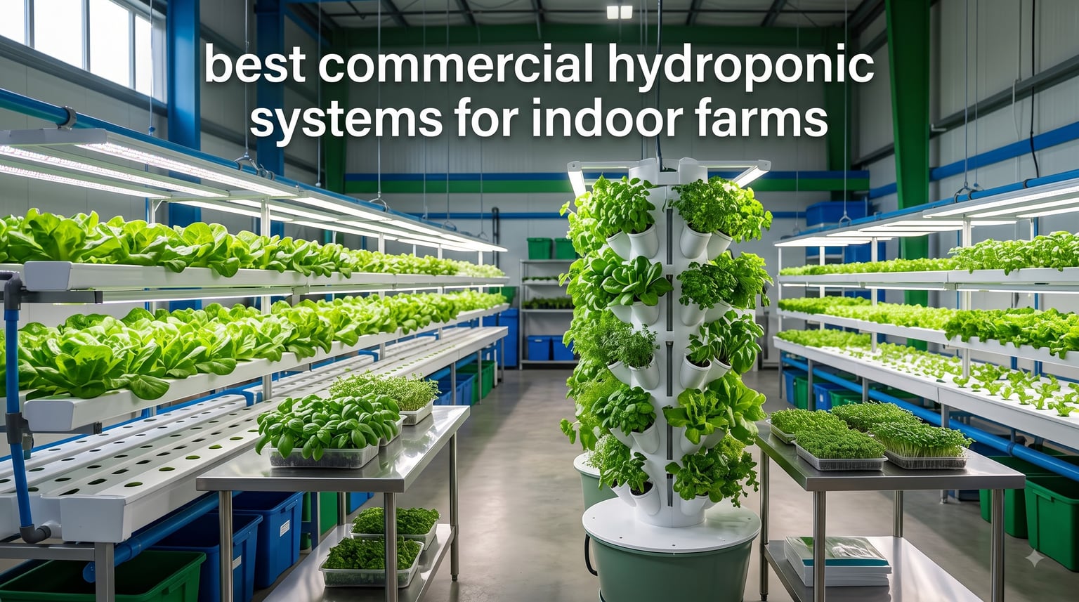best commercial hydroponic systems for indoor farms