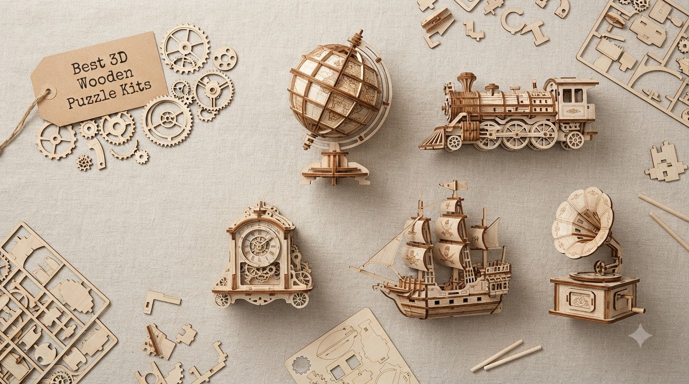 best 3d wooden puzzle kits