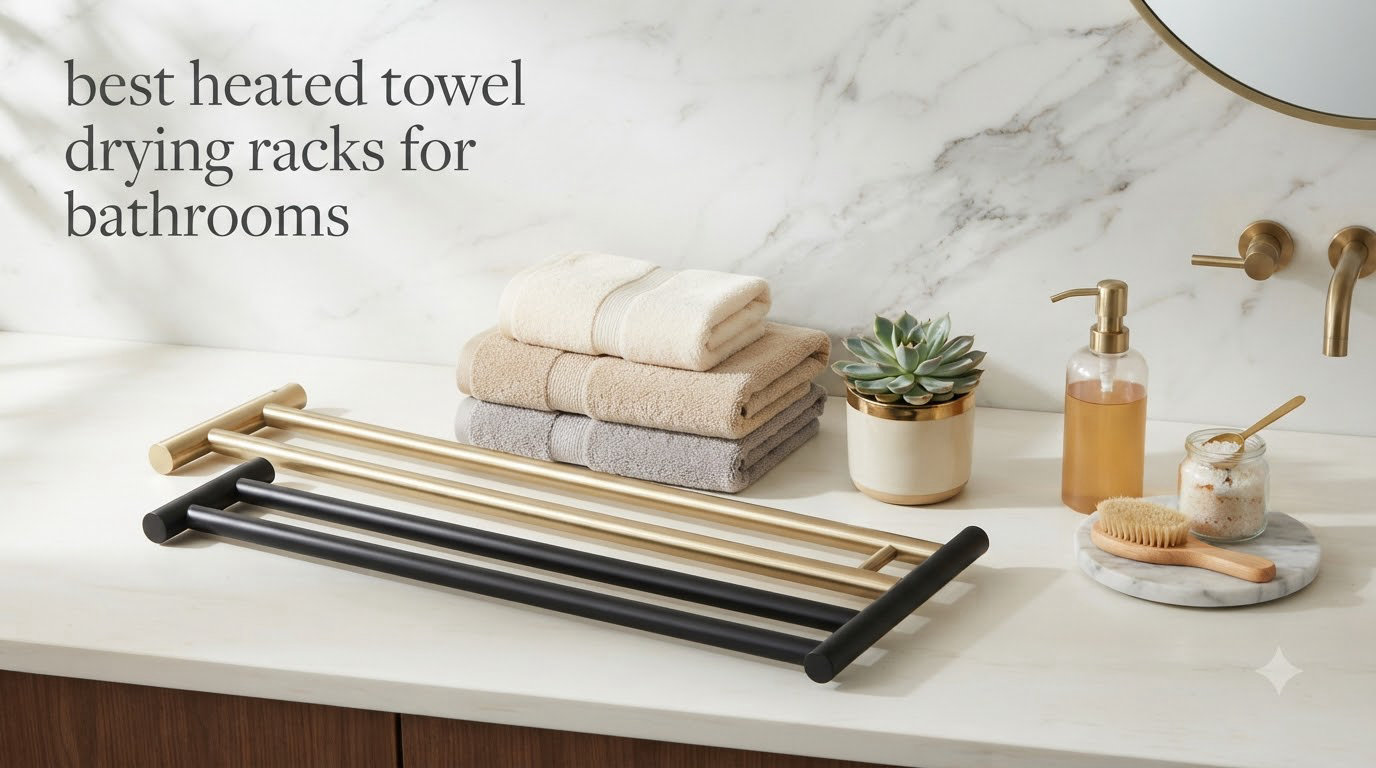 best heated towel drying racks for bathrooms